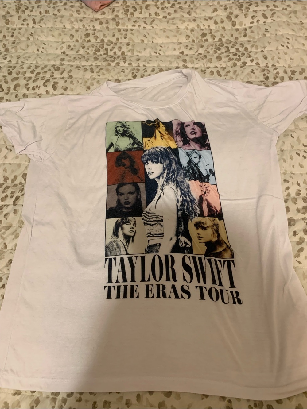Taylor Swift The Eras Tour Graphic White Women's Tee